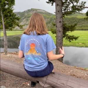 NatureBacks Comfort Colors Graphic Tee Size
Large Dark Blue Grey